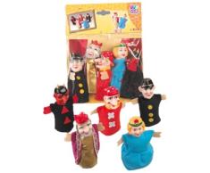 Happy People 45803 - 5 Kasperle Finger-Puppen 12 cm