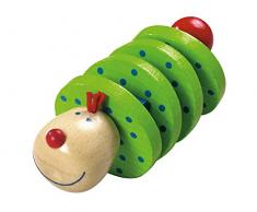 Haba 1068 - Flapsi Greifling, fröhliches Baby- und Kleinkindspielzeug, aus Holz ab 6 Monaten, Motorikspielzeug mit Klappergeräusch