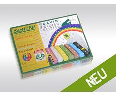 ökoNORM Straßenmalkreide David - Silberglitter 7er