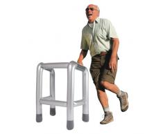 Moocow Aufblasbare Gehhilfe, silber/ grau