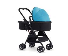 YRSTC Buggies,Kinderwagen,Travel System leichte Spaziergänger, Sleek & Versatile Kinderwagen, Maxi-Speicher-Korb Kinderwägen, Hoch Landschaft Reise Pram (Color : B)