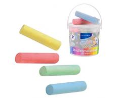 Smart Planet® Straßenmalkreide 20 Stück im Eimer - Bunte Straßenkreide ca. 10 x 2 x 2 cm Kinder Kreide zum Malen auf der Straße abwaschbar