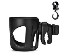 yotame Getränkehalter Kinderwagen Becherhalter Buggy, Universal Babyflasche Flaschenhalter mit Haken, Beste Kinderwagen Zubehör