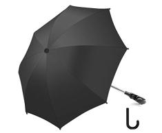 Baby Kinderwagen Regenschirm 73cm Durchmesser Universal Sonnenschirm Buggy Kinderwagen 50+ UV-Sonnenschutz mit Einem Regenschirmgriff- Schwarz