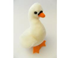 Plüschtier Schwan - Küken weiß, 15 cm, Stofftier, Kuscheltier, Schwäne