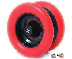 Yomega Xodus II Yoyo Umfasst Rollenlager-Technologie, Gummifelgen und Flügelformdesign Professionelles, reaktionsfreudiges Yoyos Spiel auf mittlerem Niveau