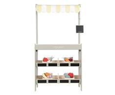 Tiamo Little Dutch 4472 Holz Marktstand Kaufladen mit Zubehör
