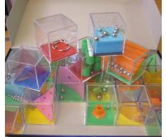 24 Stück Geduldspiel Spiel Set Reisespiel Denkspiel Geduldsspiel Konzentration