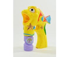 Seifenblasenpistole Fisch mit LED Licht und Geräusch Seifenlauge 40ml in Blisterkarte Batterien nicht enthalten 3x AA 1,5