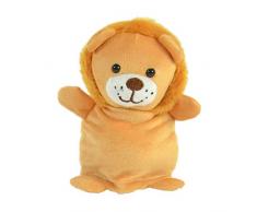 Kögler 26915 - Swappies - niedliches Wende - Plüschtier Kuh & Löwe, 2 Kuscheltiere in einem, ca. 15 cm groß, aus weichem Polyester, waschbar, ideal für Jungen und Mädchen