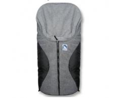 Heitmann Eisbärchen Fußsack Babyschale, Design:schwarz/grau GS