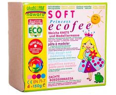 ökoNORM nawaro SOFT-Knete 4er Set Prinzessin