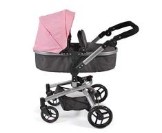 Bayer Chic 2000 593 86 Kombi-Puppenwagen Yolo, Melange rosa