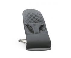 BabyBjörn 006021 Babywippe Bliss Anthrazitgrau, Cotton, grau