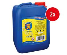 Pustefix Nachfüllkanister I 2 x 2,5 l Seifenblasenflüssigkeit I Bunte Bubbles Made in Germany I Seifenblasen für Hochzeit, Kindergeburtstag, Sommerfest I Bunte Seifenblasen für Kinder & Erwachsene…