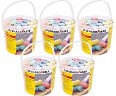 Eberhard Faber Straßenmalkreide, farbig Sortiert (20er Eimer | 5 Eimer)