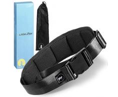 LittleMoonshine reißfester Tragegurt für Babyschalen jeder Marke - inkl. weiches Schulterpolster und Tasche - sicherer, verstellbarer Babyschale Tragegurt - praktische Tragehilfe Baby
