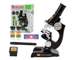 ZXL Kindermikroskop Wissenschaft Erforschung Früherziehung Puzzle Wissenschaft Unterricht Experiment Bequem Student Mikroskop Set Spielzeug für Kinder Geschenk