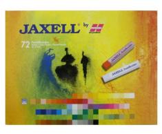 Honsell 47648 - Jaxell Pastellkreide, eckige Form, 72er Set, für flächiges und präzises Arbeiten, satte, lichtechte Farben, ideal für Künstler, Hobbymaler, Kinder, Schule, Kunstunterricht