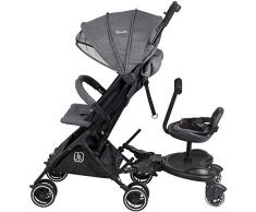 babyGo Wego Buggy Board mit Sitz WeGo Trittbrett für Sportwagen