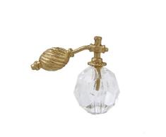 ma-on Puppenhaus Zubehör Mini Vintage Parfüm Flasche Spielzeug mit Golden Zerstäuber