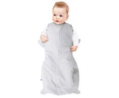 Wallaboo Baby Schlafsack, Der idealer erster Pücksack für Ihre Kleinen 100% Baumwolle, Super für Babys die oft wach werden, Passend auch für alle Babyschale, Maße M: 3–6 Monaten, 6–9 kg, Farbe: Silber