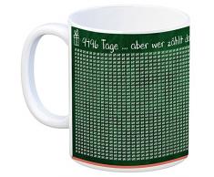 Tafel des Lebens - Tasse zum 26. Geburtstag - 9496 Tage gelebt - eine coole Tasse von trendaffe - passende weitere Begriffe dazu: 26 Jahre alt Geschenkidee Geburtstagstasse Geburtstagsgeschenk Tafel Schule Kreide Schwamm originell