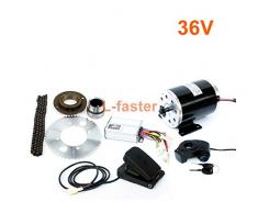 L-faster 750w elektro - motorrad - motor - high - speed - burshed dc - motor diy - kinder gokart fahren mehr als 30 km/h - kette (36V pedal kit)