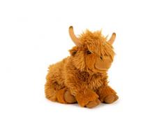 Unbekannt Stofftier Hochlandrind 26 cm, Kuscheltier Plüschtier, Kühe, Kuh Rind, Rinder