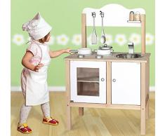 Vigatoys Spielküche weiss aus Holz