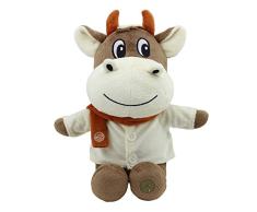 ahzha plüsch, Kuscheltier Plüschtier, Kissen, Kuh, für Kinder Baby Kinder,, Kuschel Kissen, Schlaf Geschenk 25cm B