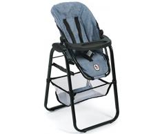 Bayer Chic 2000 655 50 Puppen-Hochstuhl, Jeans Blau