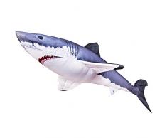 Weißer Hai Kissen (Great White Shark Pillow) - Gaby Kuscheltier 120 cm