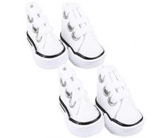 TOYANDONA 2 Paar Mini Finger Schuhe Entzückende Skateboard Schuhe Mini Sneakers für Griffbrett Puppe Herstellung Schlüsselanhänger Kunsthandwerk