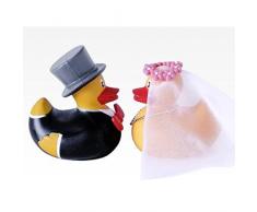 Badeenten Brautpaar Brunhilde & Bruno 2er Set in Geschenkbox 9999