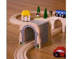 Bigjigs Rail Tunnel Grau Für Holzeisenbahn