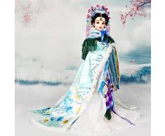 HEEGNPD 35cm Sammlerstück Chinesische Puppen Antike Kostüm Prinzessin Puppen Vintage-BJD Mädchen Puppe Spielzeug