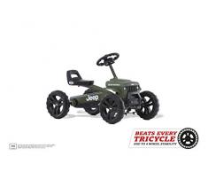 Berg Pedal Gokart Buzzy Jeep Sahara | Kinderfahrzeug, Tretauto, Sicherheid und Stabilität, Kinderspielzeug geeignet für Kinder im Alter von 2-5 Jahren