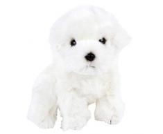 Teddys Rothenburg Malteser weiß sitzend 27cm Plüschhund Kuscheltier Stoffhund