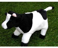 Trendy kuschel Kuh schwarz/weiß Plüschtier Länge : 21 cm 3976