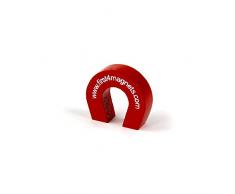 First4magnets F4M802-1 Pocket-Größe rot Alnico Hufeisen Magnet - 1,5 kg ziehen (25,4 x 28,5 x 8 mm) (1 Packung), silver, 25 x 10 x 3 cm