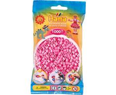 Hama 207-48 - Bügelperlen, ca. 1000 Perlen, pastell rosa
