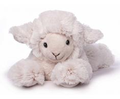 Inware 5922 - Kuscheltier Schaf Beo, creme, liegend, 28 cm, Schmusetier