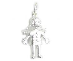Stoffpuppe Dolly sterling Silber Charme, 925 x 1 und Puppen Toys EC79 charms