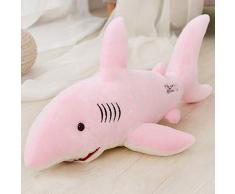 Wc-asdcc Plüschhaie Spielzeug Kuscheltiere Simulation Große Haie Puppe Kissen Kissen Kinderspielzeug Für Kinder Geburtstagsgeschenke 70 cm Rosa