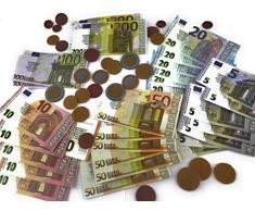 Spielgeld | Rechengeld | Euro | Set | Kaufladen Zubehör für Kinder | Scheine und Münzen