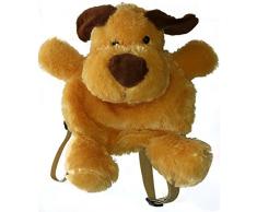 PANGIFRIENDZ Rucksack Plüsch Plüschtier Kinderrucksack Plüschrucksack Tasche Hund Ente HASE (Hund)