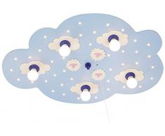 Elobra Deckenleuchte Schäfchenwolke, hellblau 124239