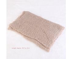 NUOLUX Neugeborenes Baby Fotografie Foto Prop Stretch Wrap Baby lange Ripple Wrap (Beige)