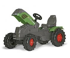 Rolly Toys 601028 rollyFarmtrac Fendt 211 Vario | Traktor mit Motorhaube zum Öffnen | Trettraktor mit Sitzverstellung und Flüsterreifen | ab 3 Jahren | Farbe grün